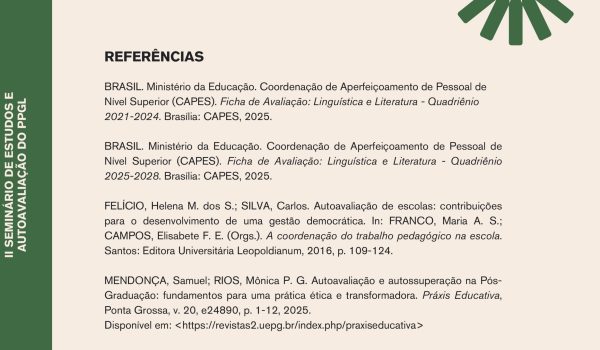 Apresentação da abertura do II Seminário de Estudos e Autoavaliação do PPGL