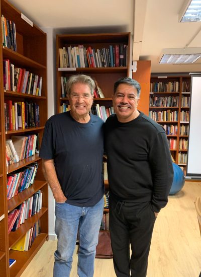 Leonardo da Cunha Mesquita Café e Prof. Teun van Dijk